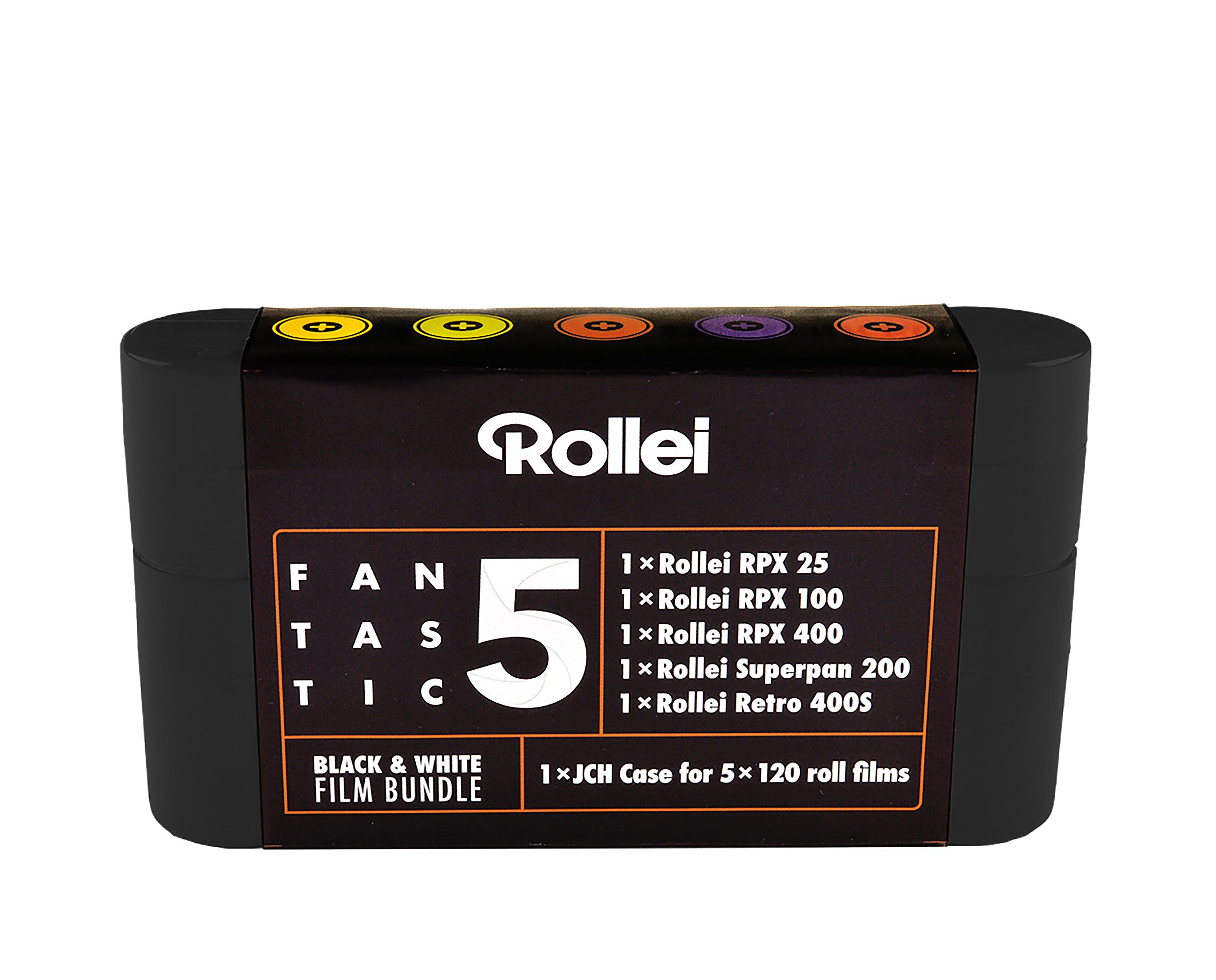 Rollei Fantastic 5 | Black & White 120 Roll Film Bundle