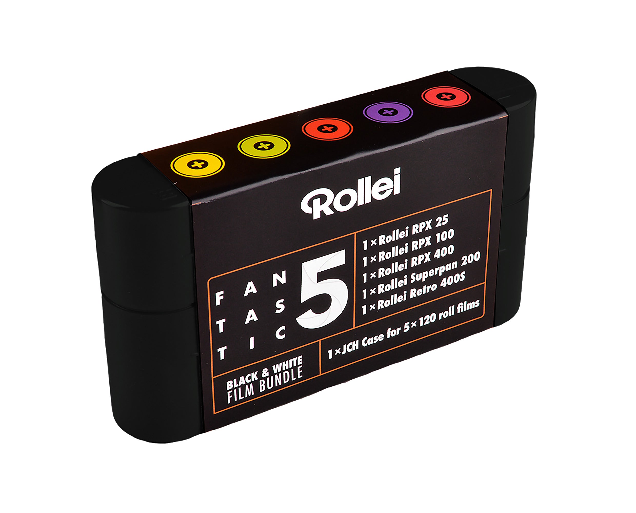 Rollei Fantastic 5 | Black & White 120 Roll Film Bundle