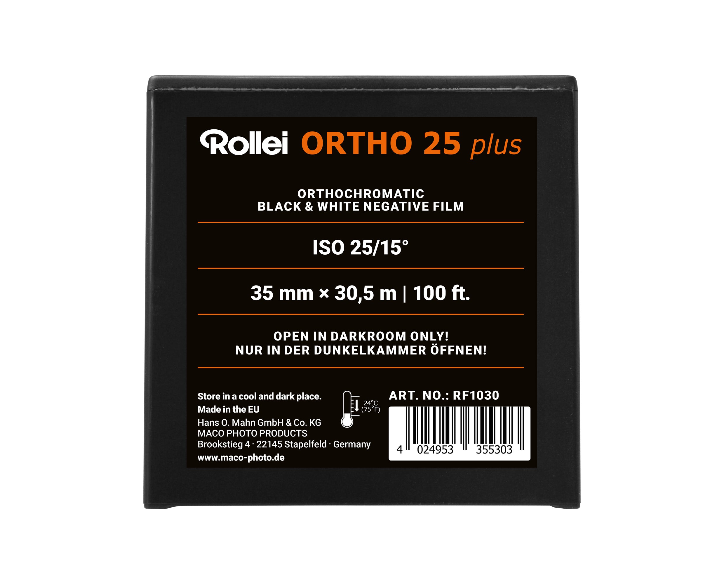 Rollei Ortho 25 Plus | 35mm x 30.5m