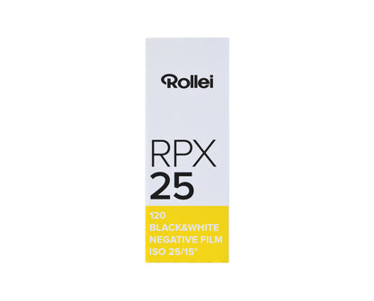 Rollei RPX 25 roll film 120