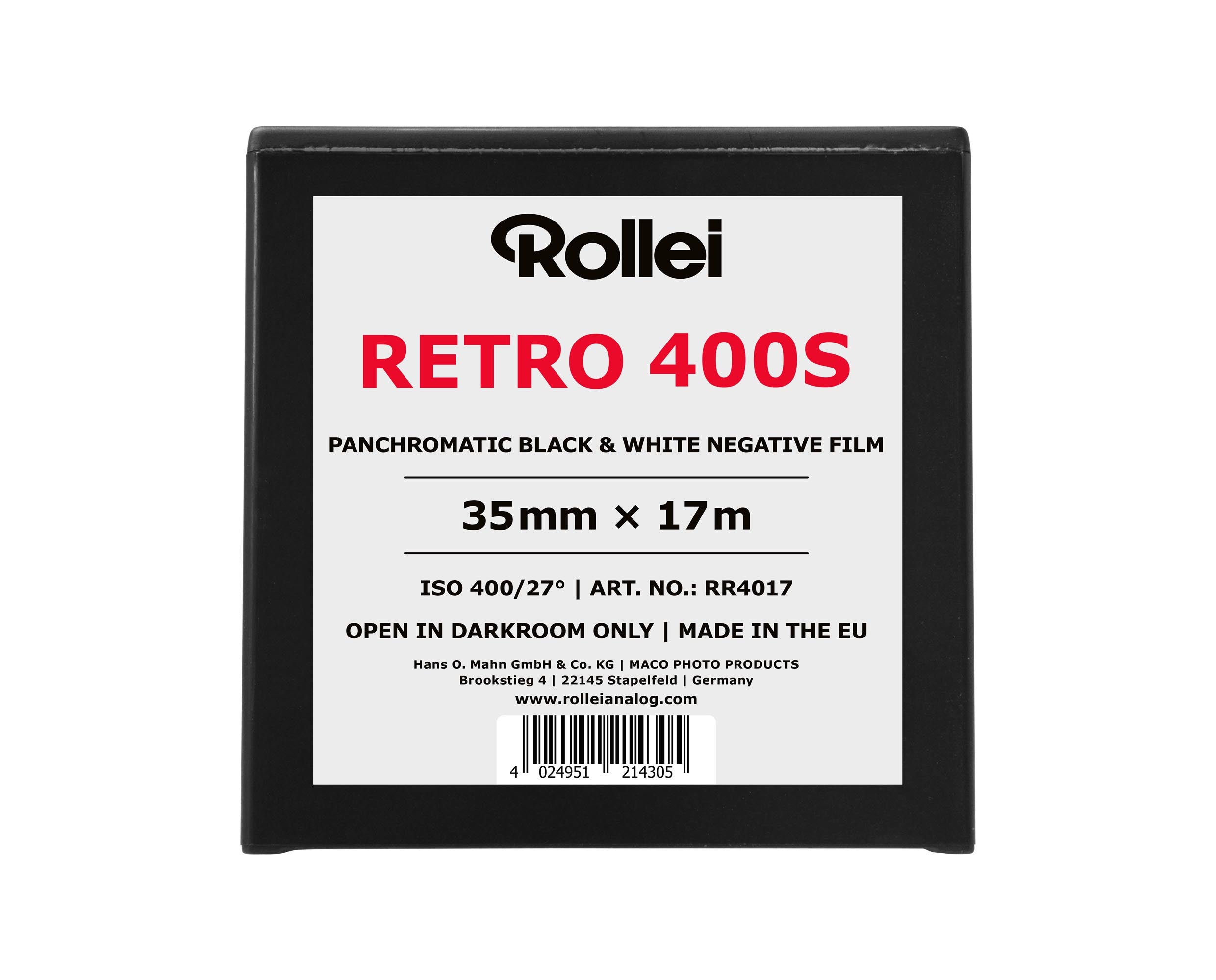 Rollei Retro 400S 35mm x 17m
