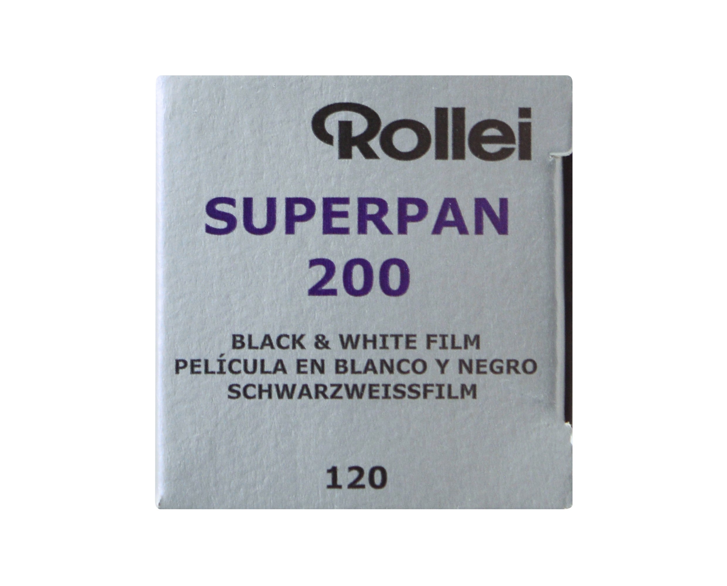 Rollei Superpan 200 roll film 120